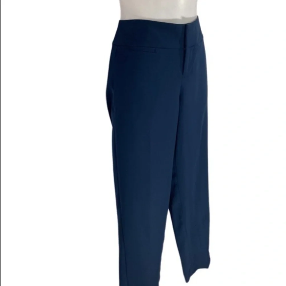 Ann Taylor navy buckle back ankle pants PP55